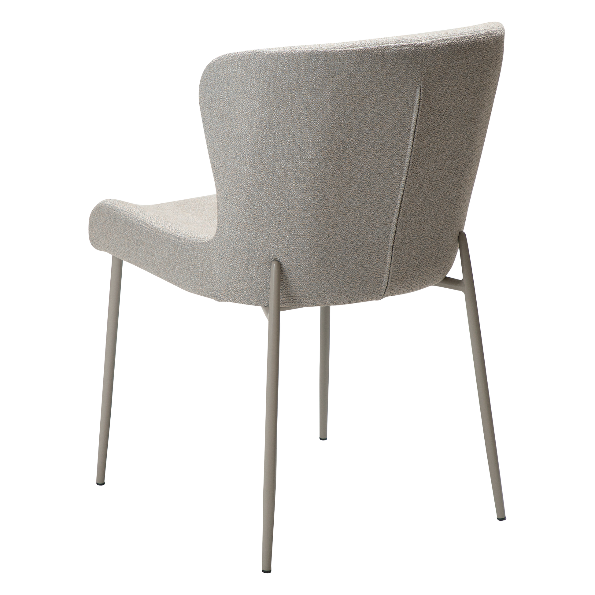 [var:Bezug=Kaschmir Bouclé-Stoff mit Kaschmir-Beinen] GLAM Stuhl