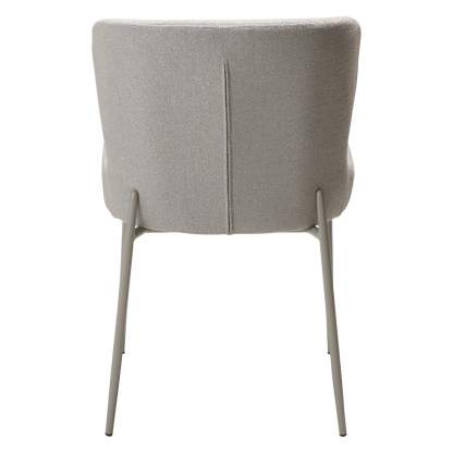 [var:Bezug=Kaschmir Bouclé-Stoff mit Kaschmir-Beinen] GLAM Stuhl