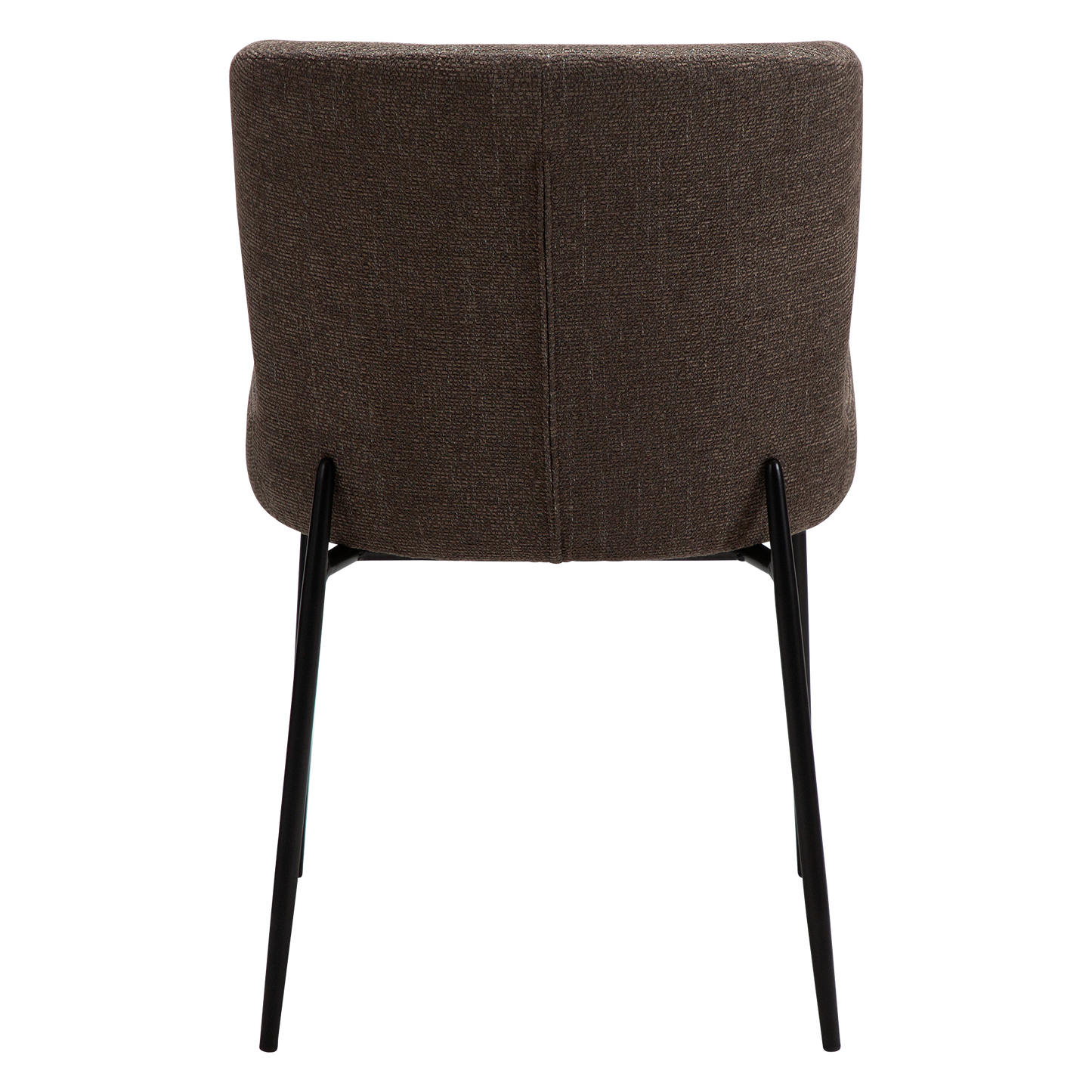 [var:Bezug=Hauptbrauner Bouclé-Stoff mit schwarzen Beinen] GLAM Stuhl