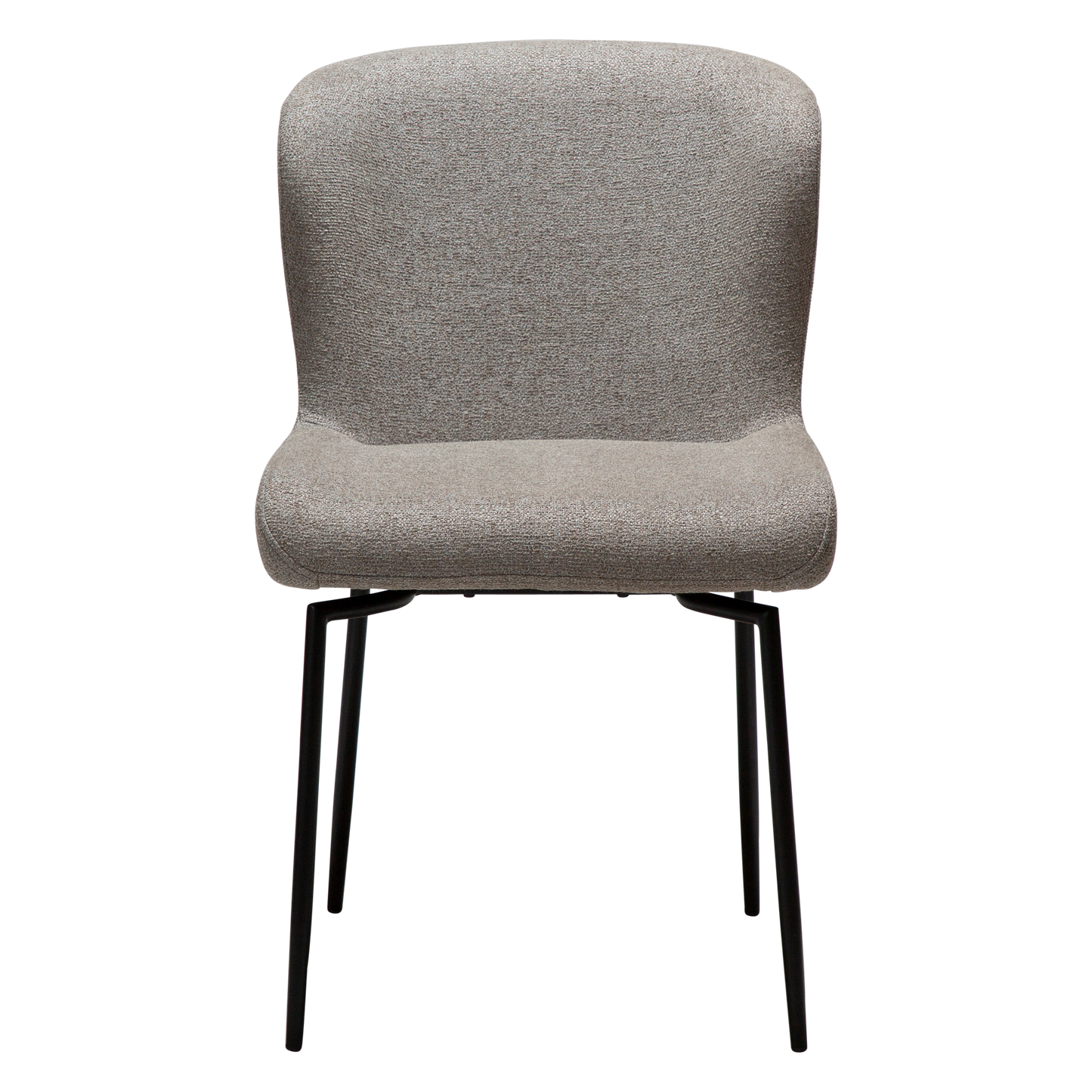 [var:Bezug=Kiesel-Erde Bouclé-Stoff mit schwarzen Schwenkbeinen] GLAM Drehstuhl