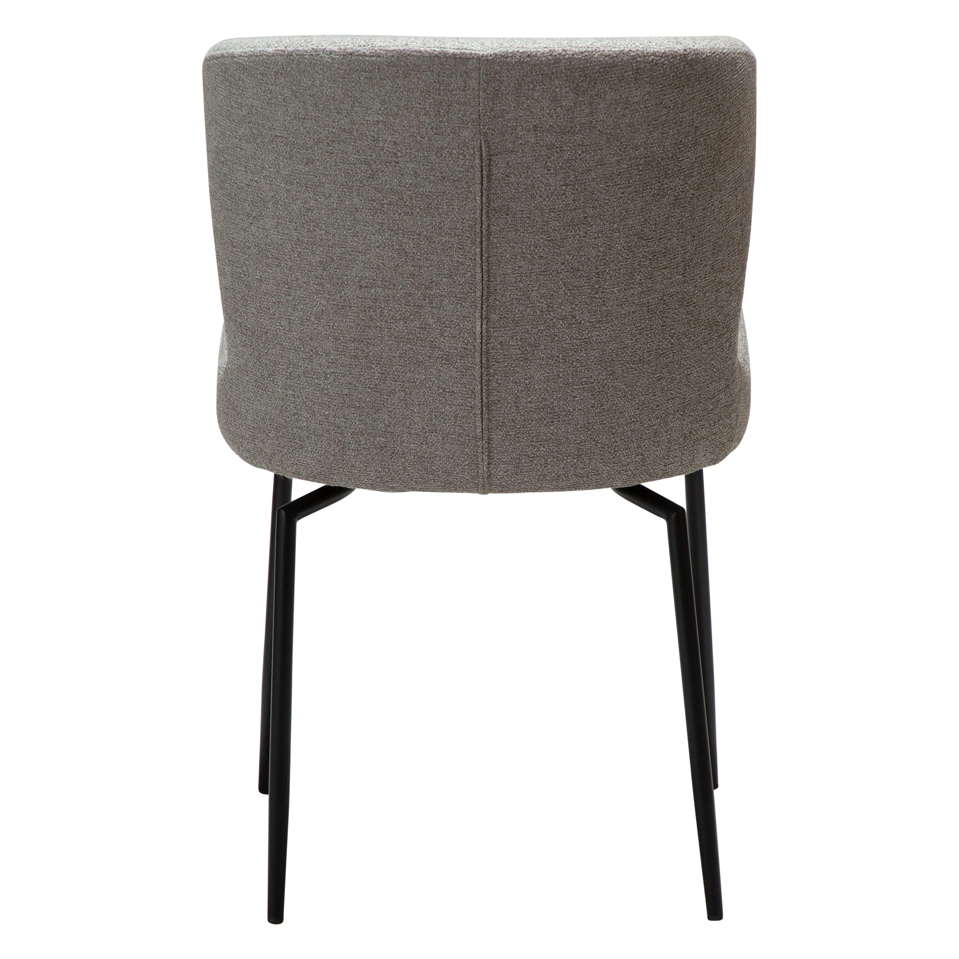 [var:Bezug=Kiesel-Erde Bouclé-Stoff mit schwarzen Schwenkbeinen] GLAM Drehstuhl