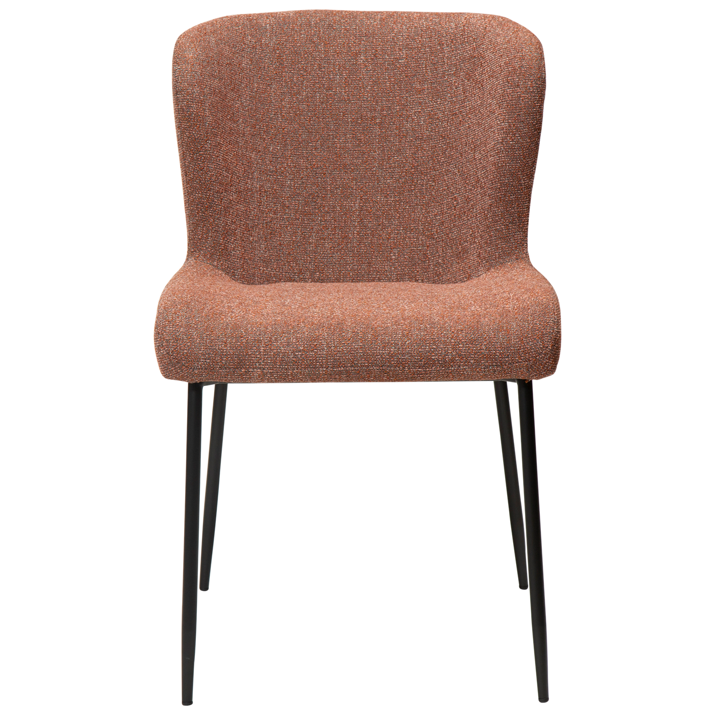 [var:Bezug=Kieselschwarzer Bouclé-Stoff mit schwarzen Beinen] GLAM Stuhl