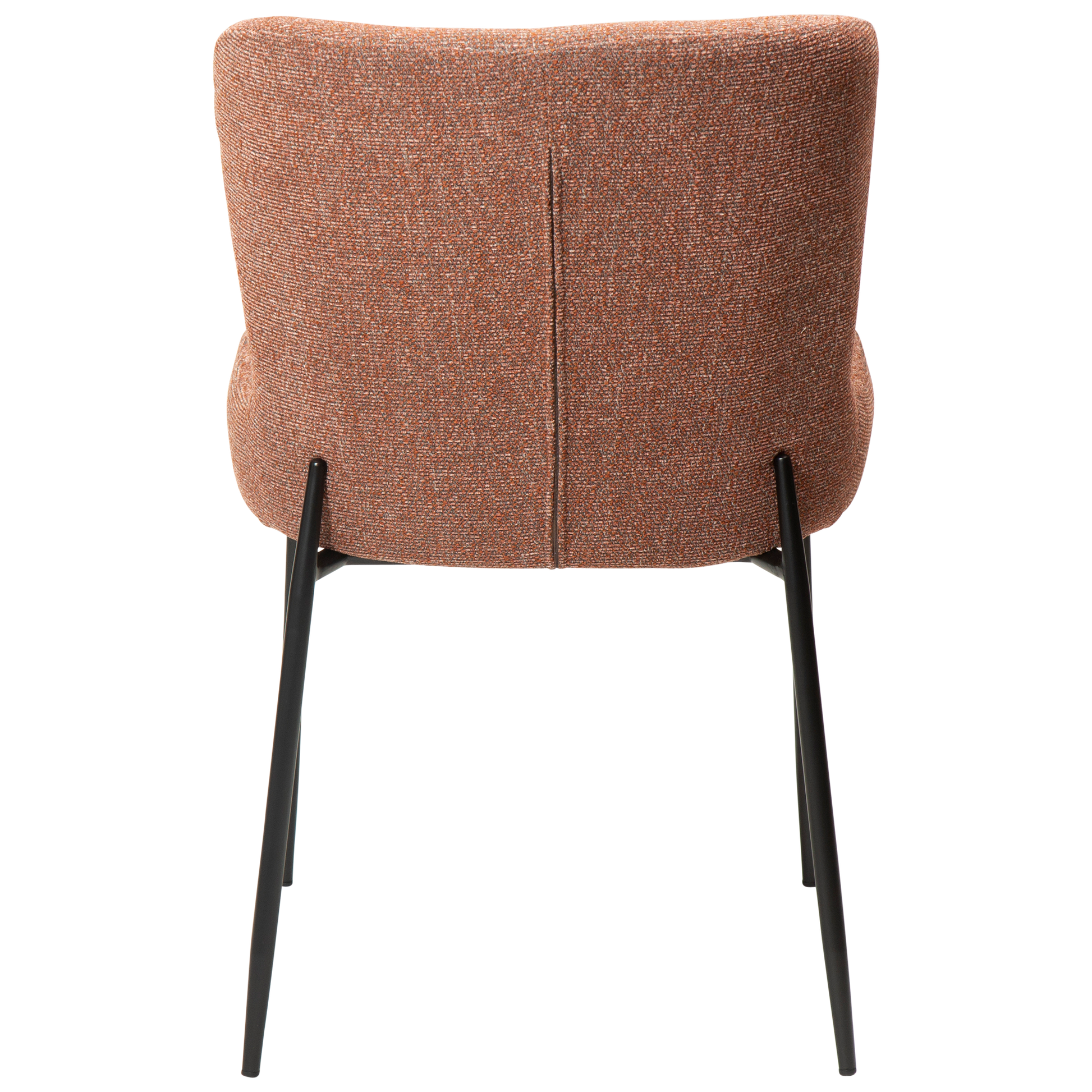 [var:Bezug=Kieselschwarzer Bouclé-Stoff mit schwarzen Beinen] GLAM Stuhl