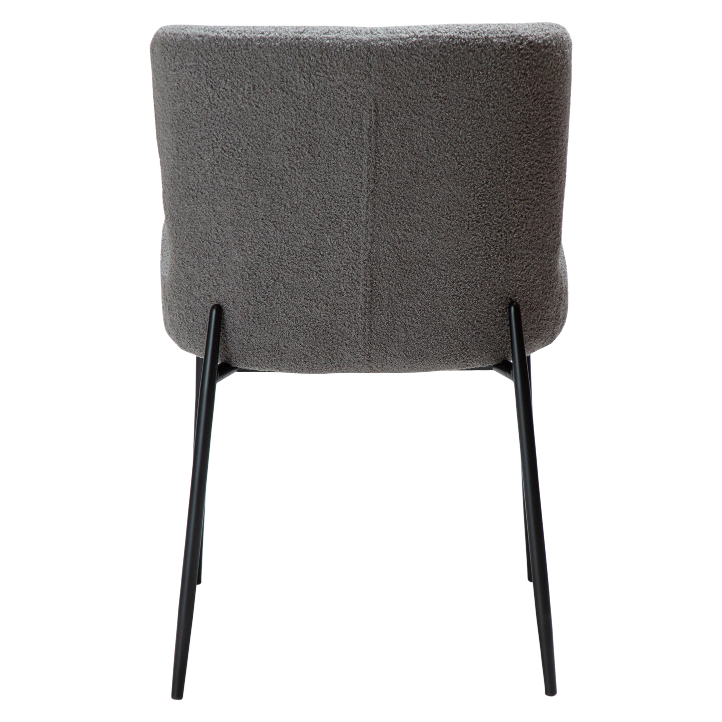 [var:Bezug=Stone RPES Bouclé-Stoff mit schwarzen Beinen] GLAM Stuhl