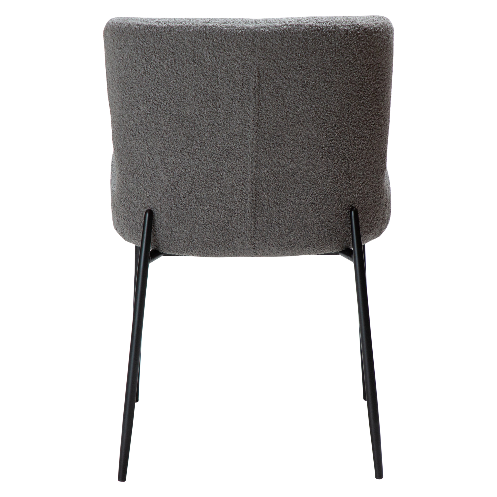 [var:Bezug=Stone RPES Bouclé-Stoff mit schwarzen Beinen] GLAM Stuhl