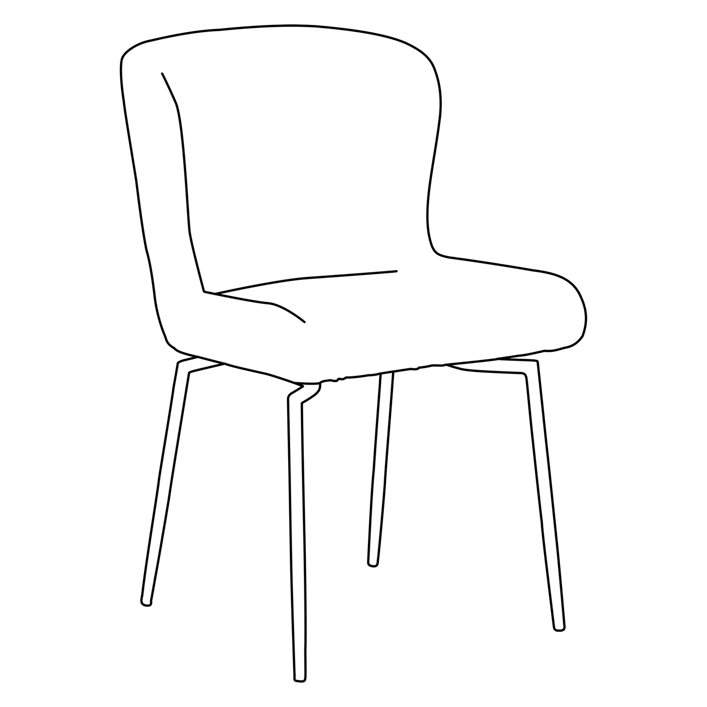 [var:Bezug=Kürbisgewürz-Bouclé-Gewebe mit antiken Messing-Drehbeinen] GLAM Drehstuhl