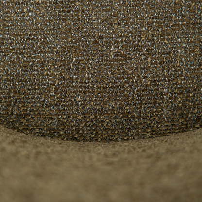 [var:Bezug=Dunkelolivfarbenes Bouclé-Gewebe mit antiken Zinnbeinen] GLAM Dreh-Thekenhocker