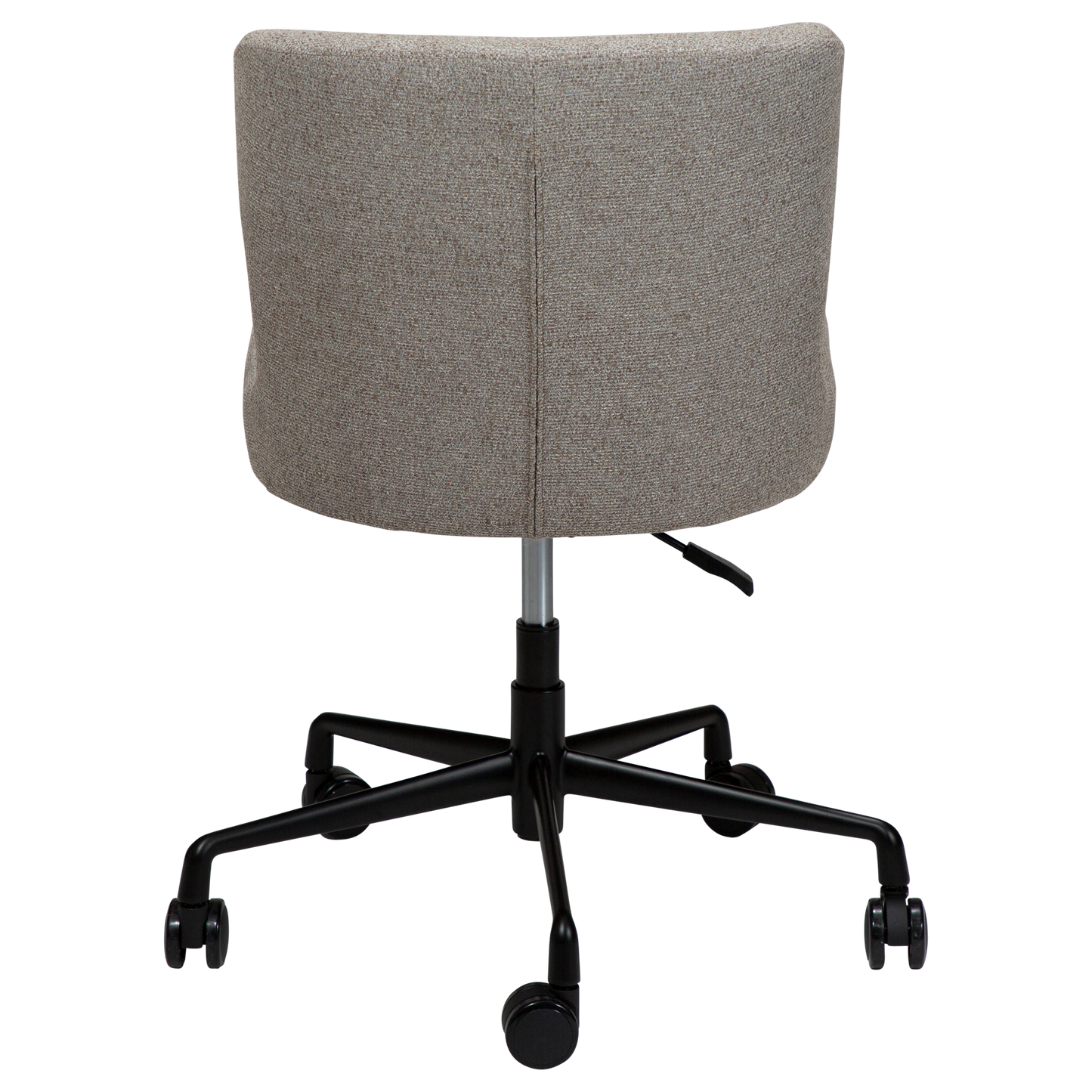 [var:Bezug=Kiesel Erde Bouclé mit schwarzer Bürobasis] GLAM Bürostuhl