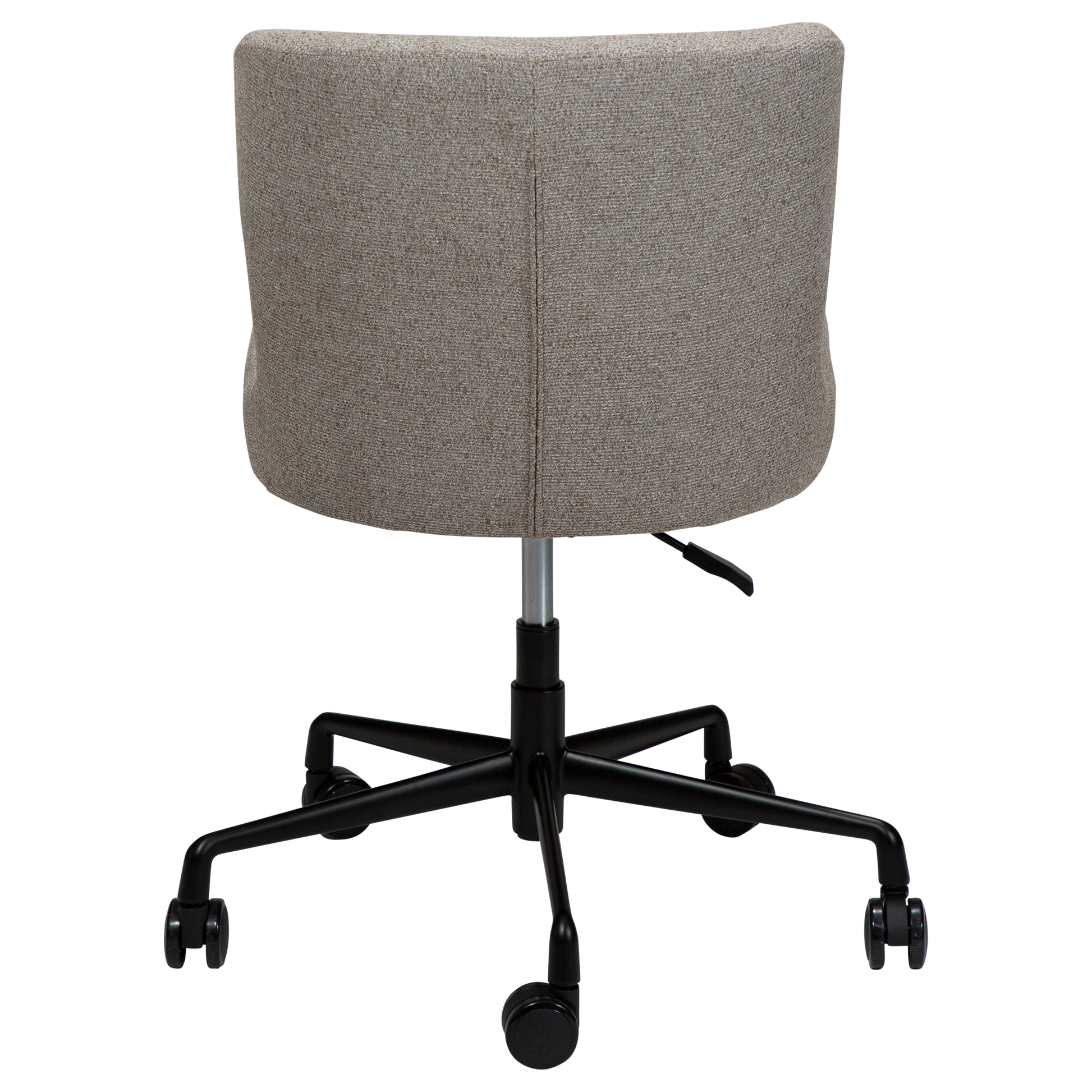[var:Bezug=Kiesel Erde Bouclé mit schwarzer Bürobasis] GLAM Bürostuhl