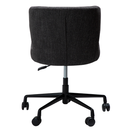 [var:Bezug=Raben Schwarz Bouclé mit schwarzem Bürobasis] GLAM Bürostuhl