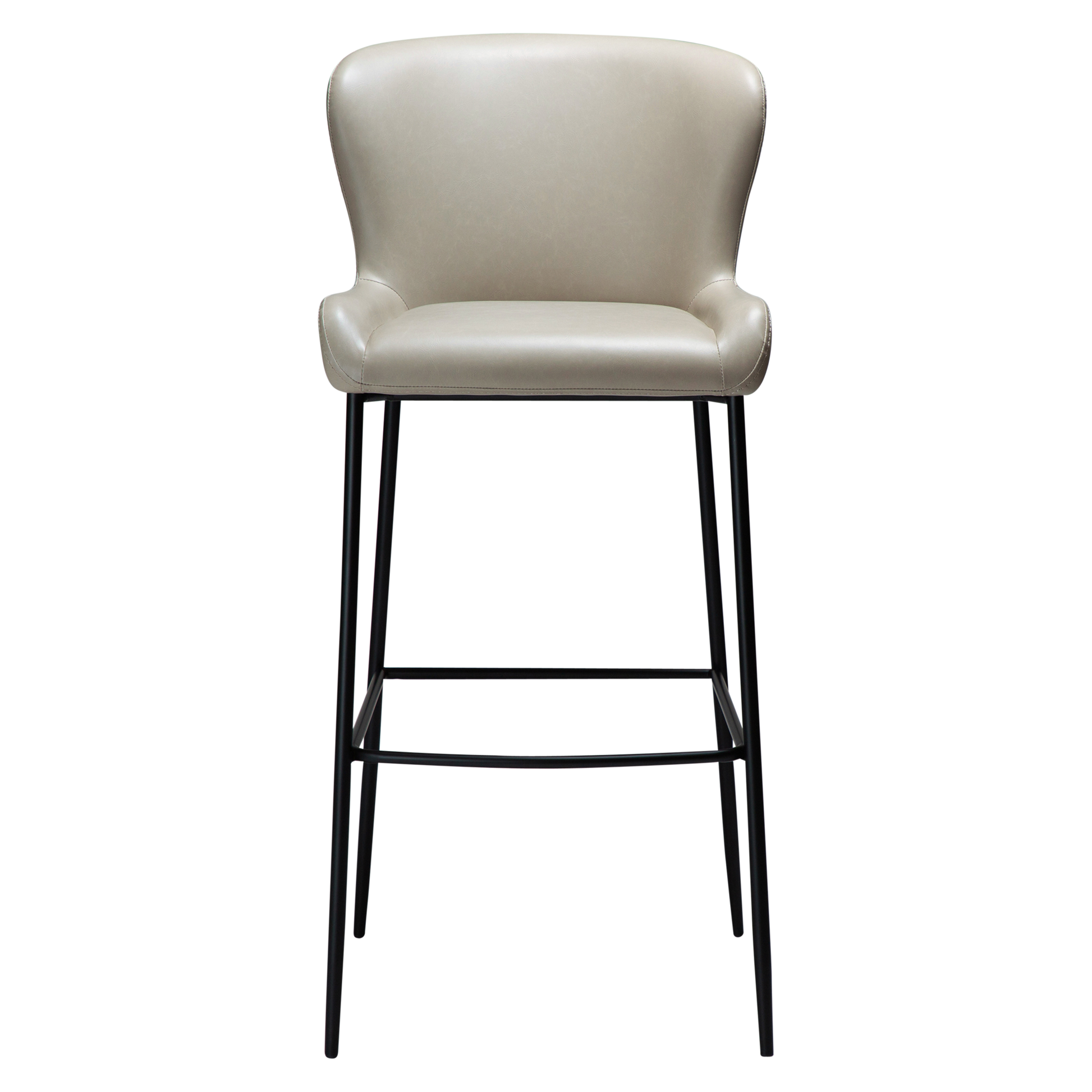 [var:Bezug=Kaschmir Kunstleder mit schwarzen Beinen] GLAMOURÖSER Barhocker