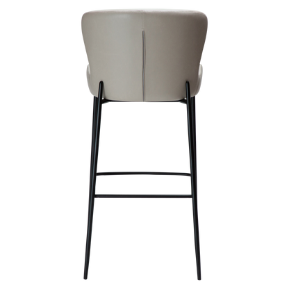 [var:Bezug=Kaschmir Kunstleder mit schwarzen Beinen] GLAMOURÖSER Barhocker