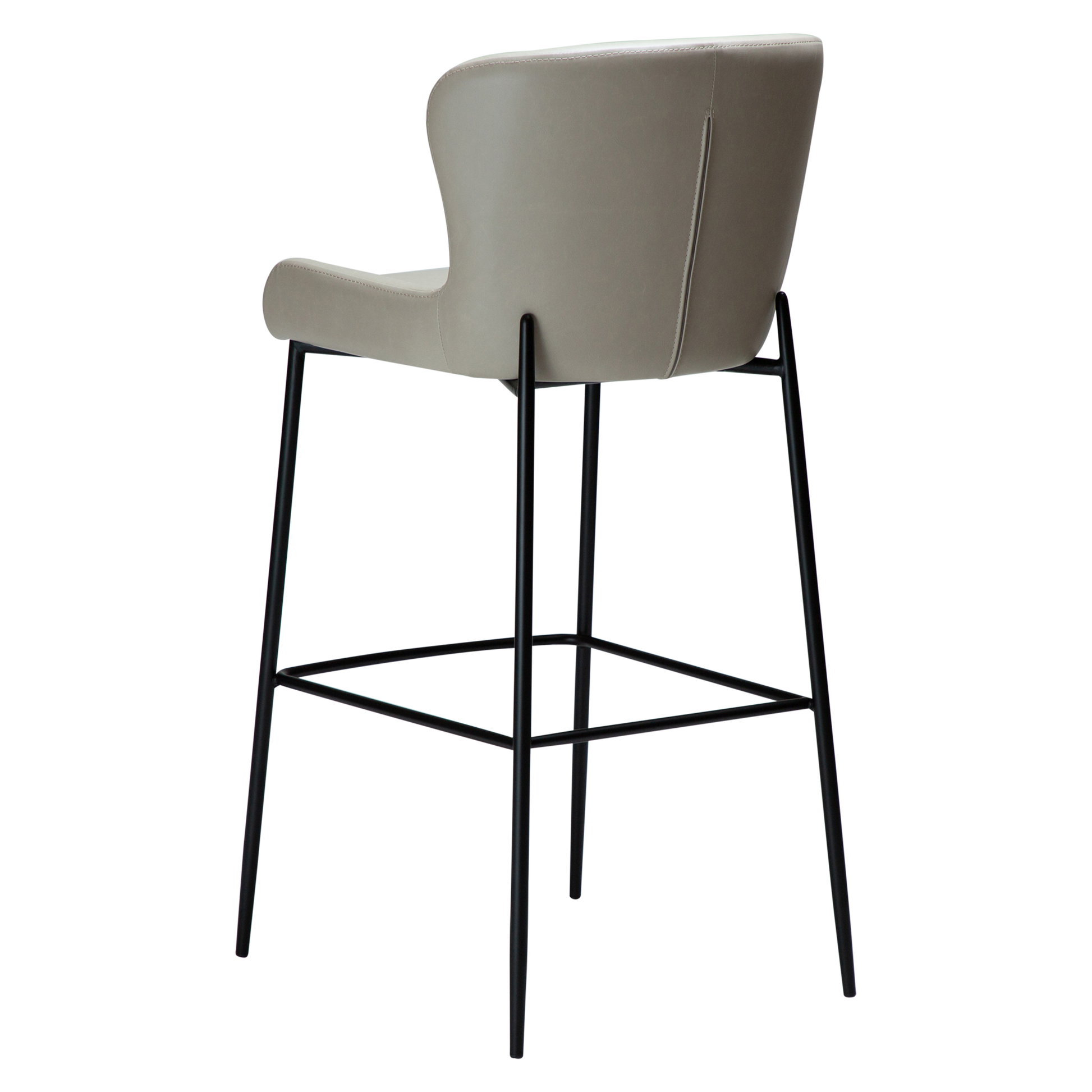 [var:Bezug=Kaschmir Kunstleder mit schwarzen Beinen] GLAMOURÖSER Barhocker