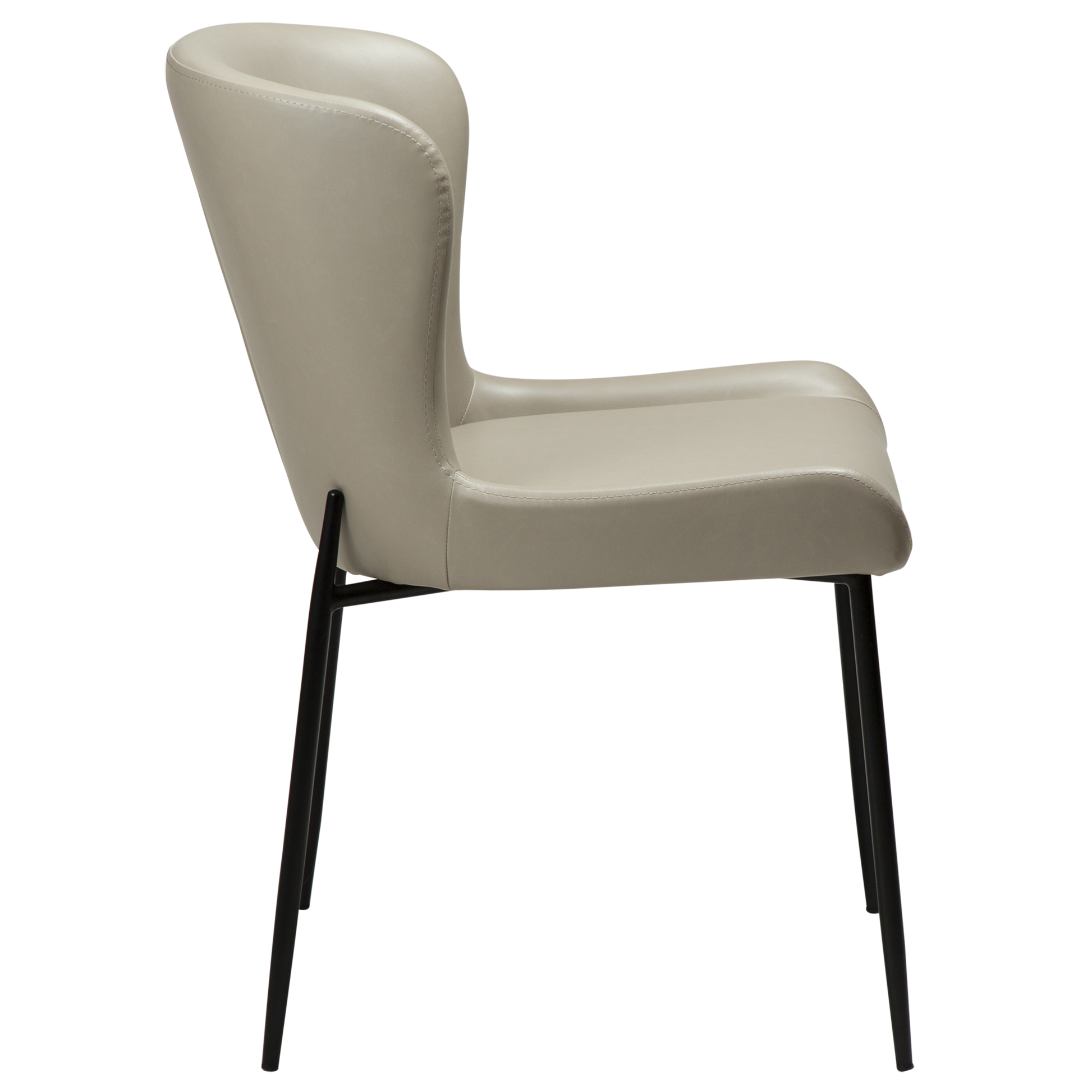 [var:Bezug=Kaschmir Kunstleder mit schwarzen Beinen] GLAMOURÖSER Stuhl