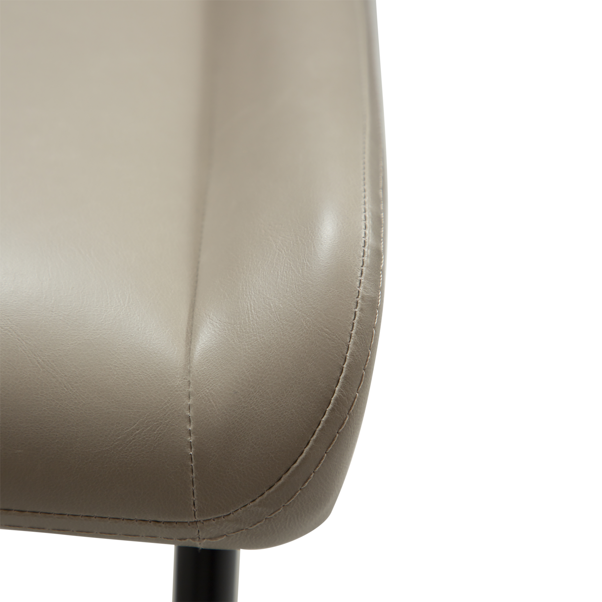 [var:Bezug=Kaschmir Kunstleder mit schwarzen Beinen] GLAMOURÖSER Stuhl