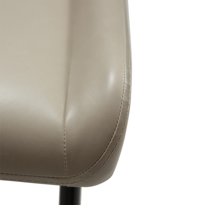 [var:Bezug=Kaschmir Kunstleder mit schwarzen Beinen] GLAMOURÖSER Stuhl