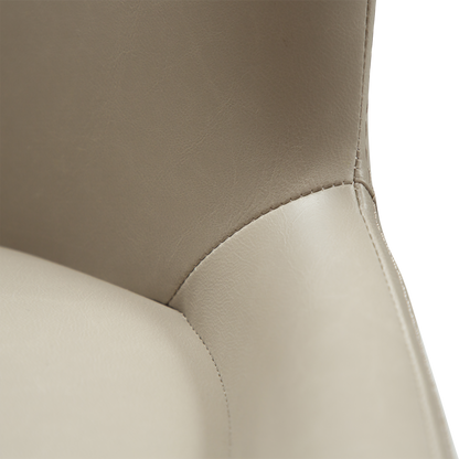 [var:Bezug=Kaschmir Kunstleder mit schwarzen Beinen] GLAMOURÖSER Stuhl