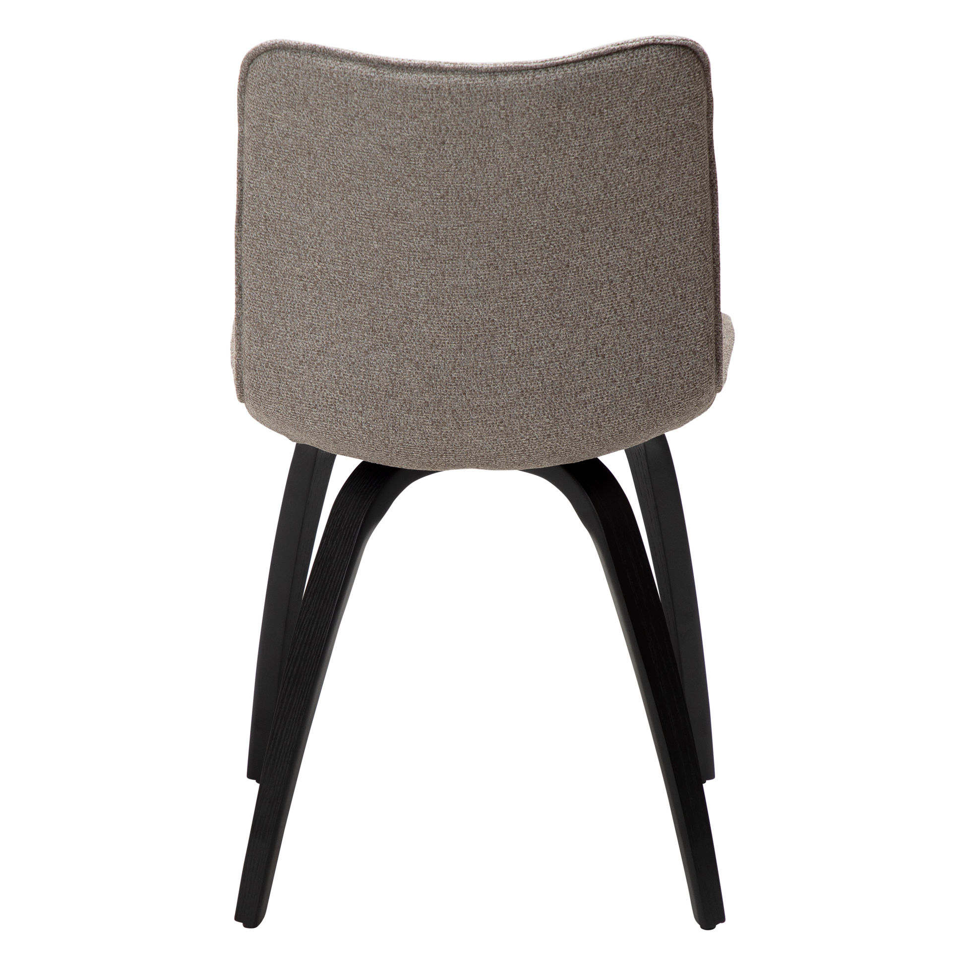 [var:Bezug=Kieselerde Bouclé-Stoff mit schwarz gebeizten Eschenbeinen] GLEE Stuhl