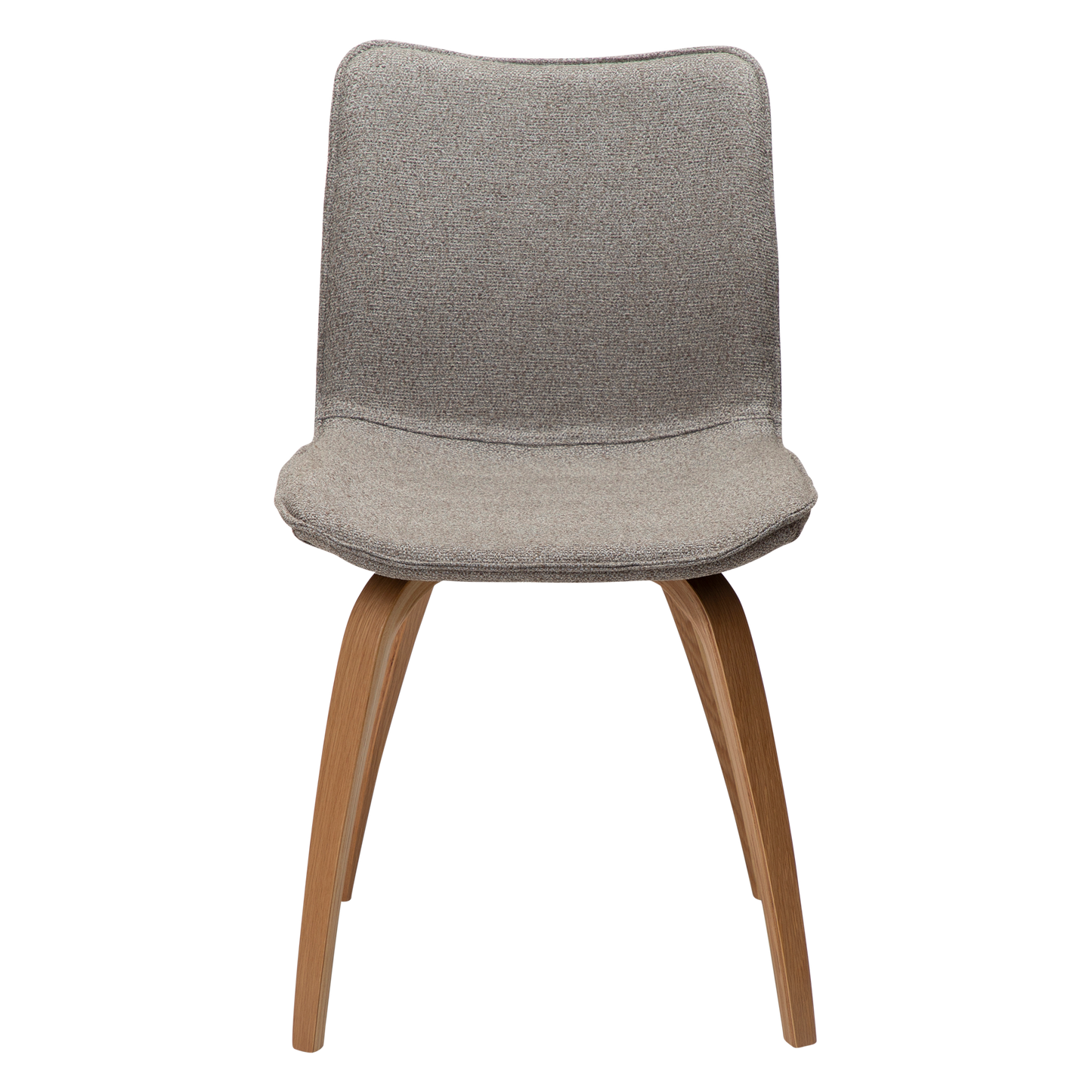 [var:Bezug=kiesel erdfarben Bouclé-Stoff mit Eichenbeinen] GLEE Stuhl