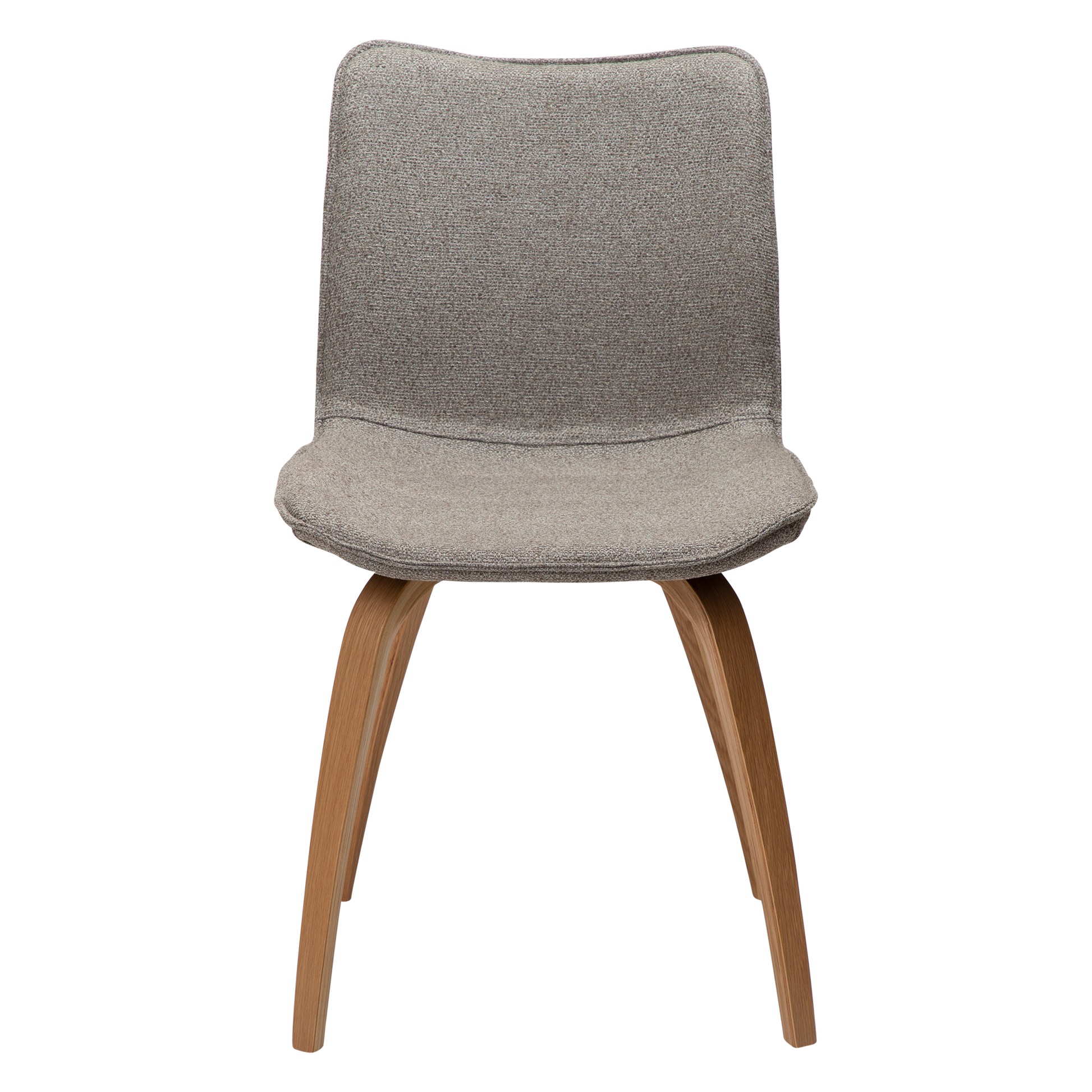 [var:Bezug=kiesel erdfarben Bouclé-Stoff mit Eichenbeinen] GLEE Stuhl