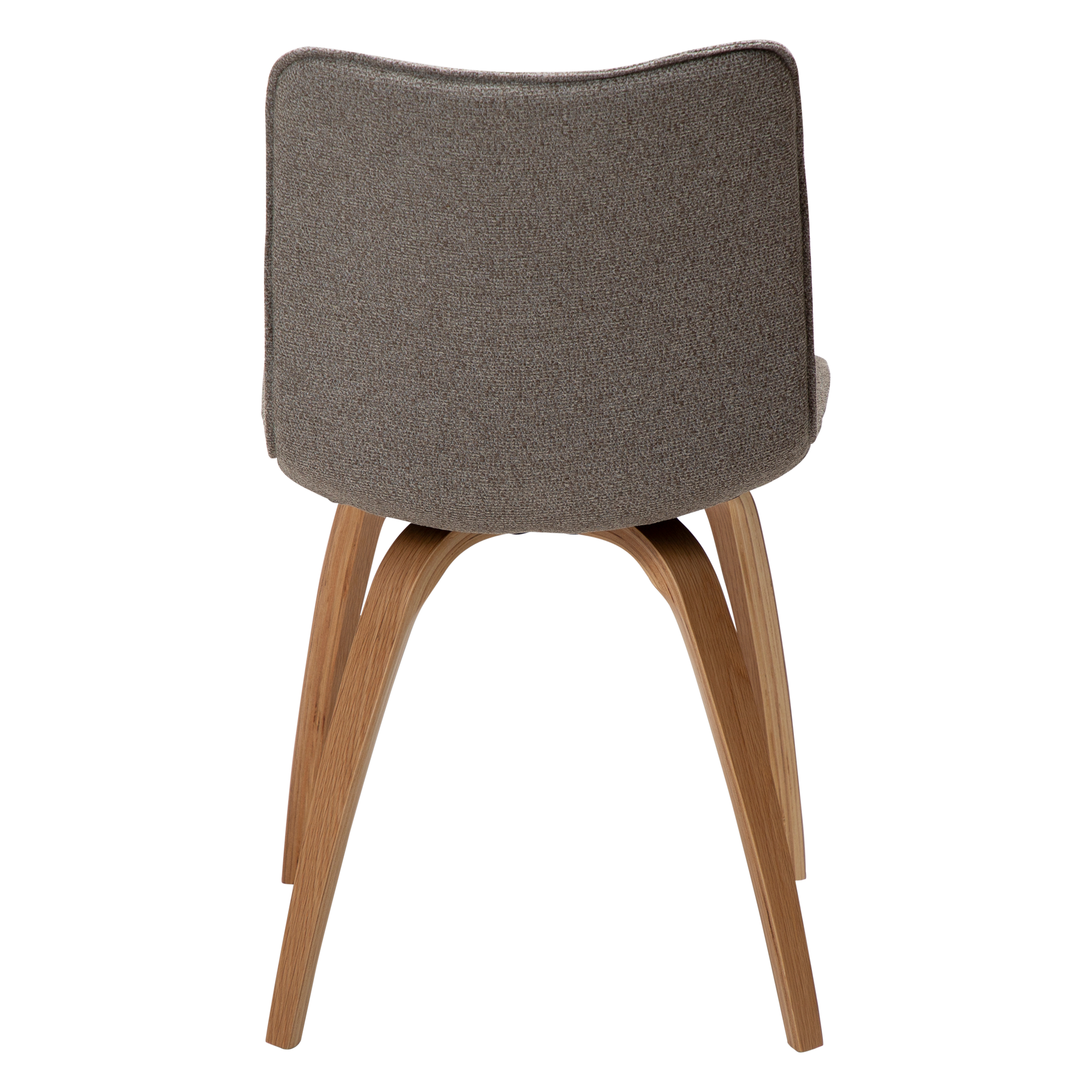 [var:Bezug=kiesel erdfarben Bouclé-Stoff mit Eichenbeinen] GLEE Stuhl