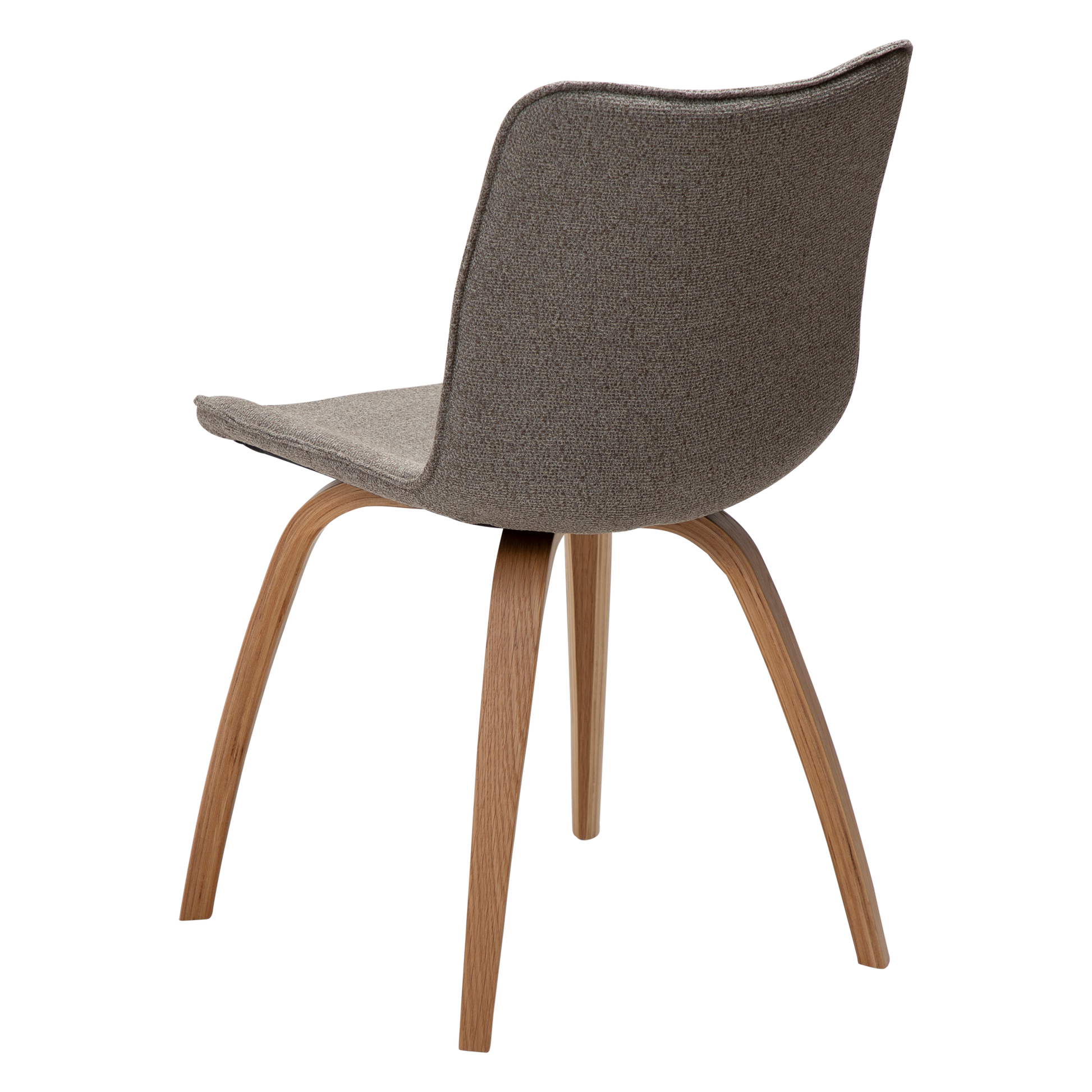 [var:Bezug=kiesel erdfarben Bouclé-Stoff mit Eichenbeinen] GLEE Stuhl