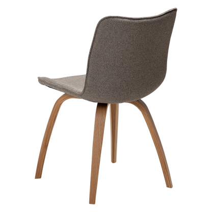 [var:Bezug=kiesel erdfarben Bouclé-Stoff mit Eichenbeinen] GLEE Stuhl