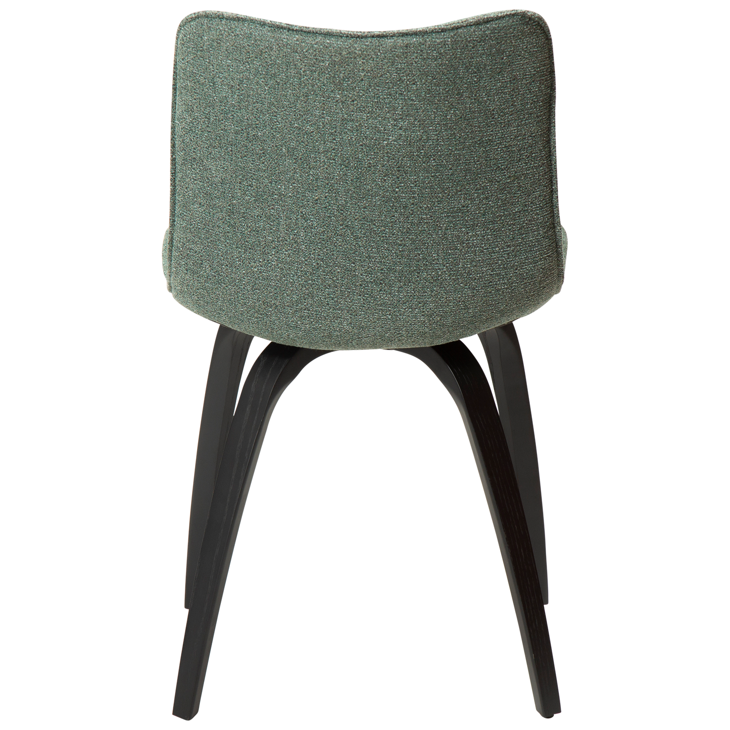 [var:Bezug=Kieselgrüner Bouclé-Stoff mit schwarz gebeizten Eschenbeinen] GLEE Stuhl