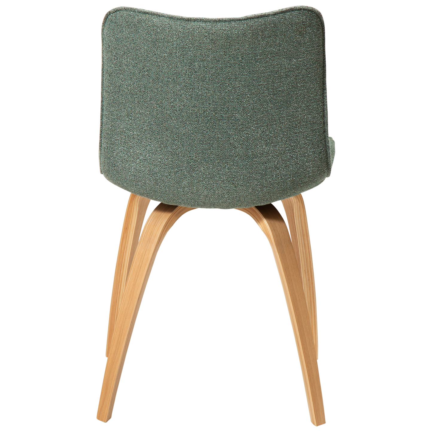 [var:Bezug=Kieselgrüner Bouclé-Stoff mit Eichenbeinen] GLEE Stuhl