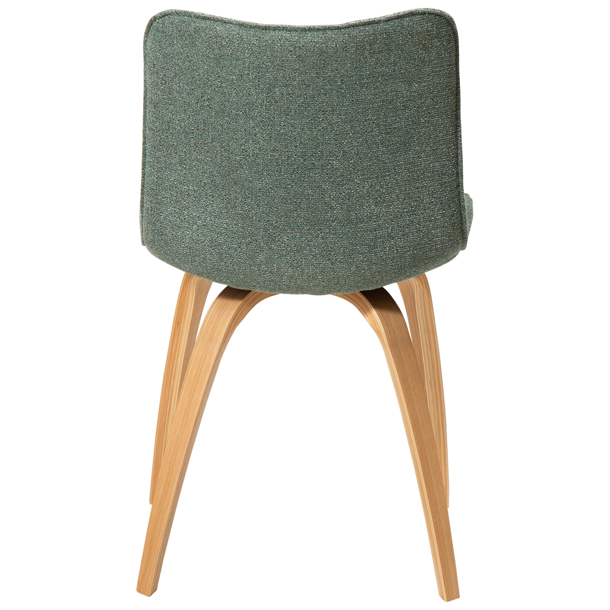 [var:Bezug=Kieselgrüner Bouclé-Stoff mit Eichenbeinen] GLEE Stuhl