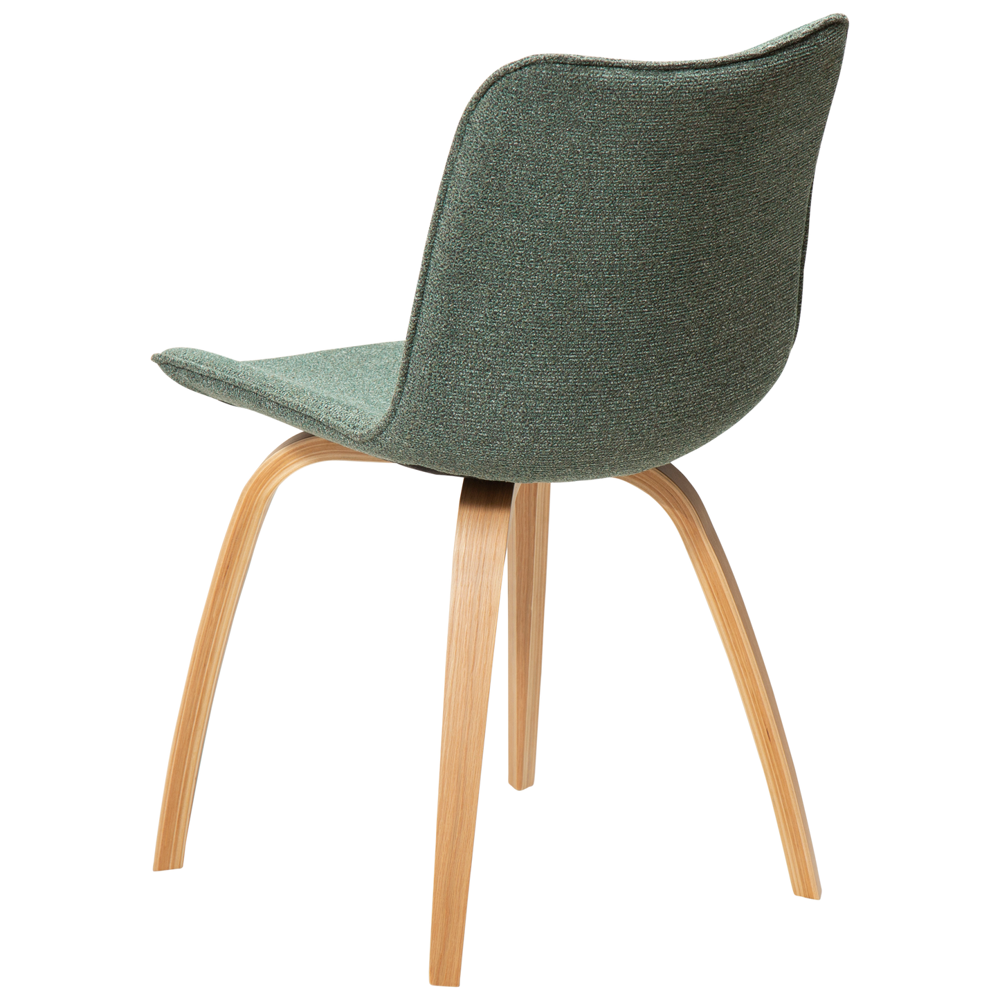 [var:Bezug=Kieselgrüner Bouclé-Stoff mit Eichenbeinen] GLEE Stuhl