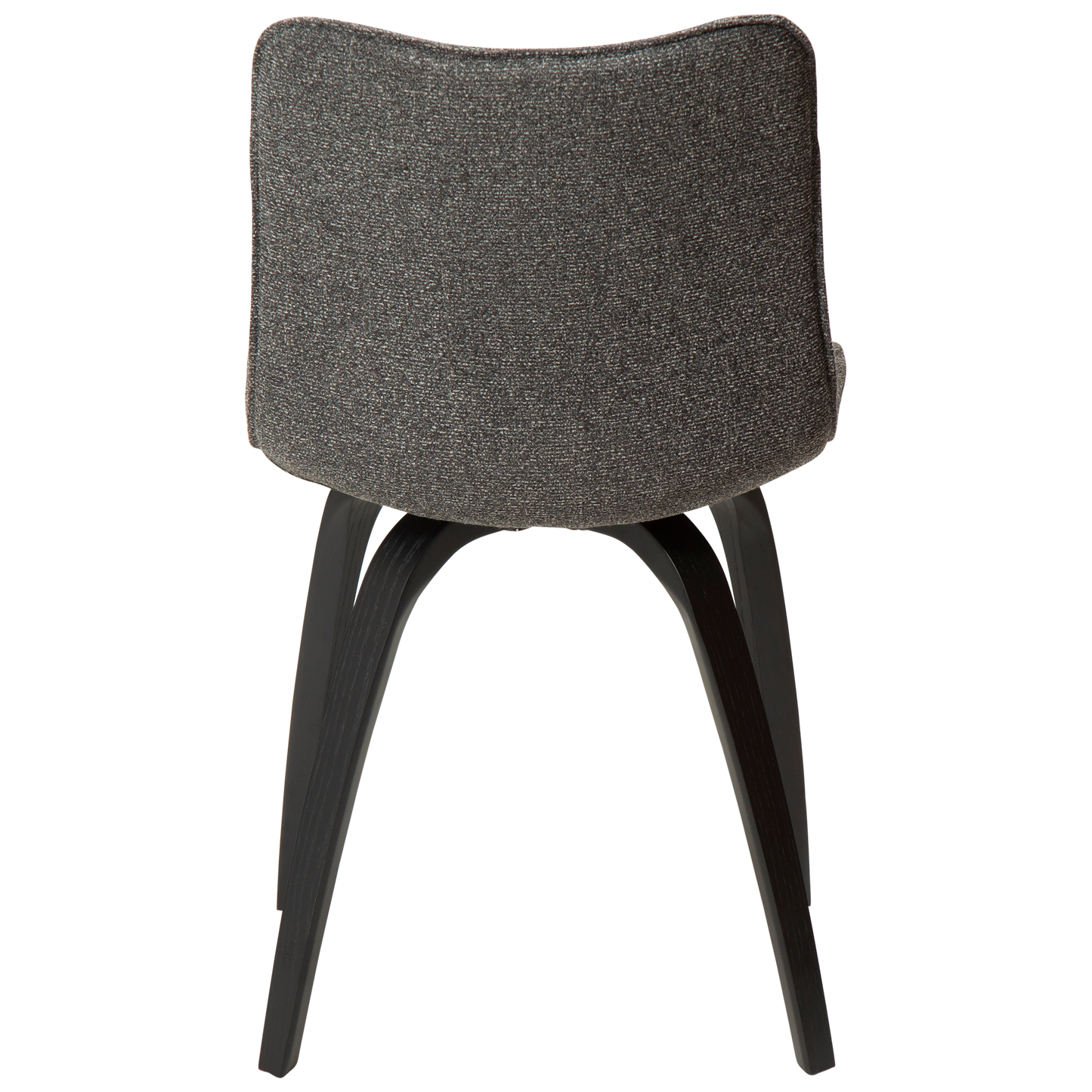 [var:Bezug=Kieselgrauer Bouclé-Stoff mit schwarz gebeizten Eschenbeinen] GLEE Stuhl