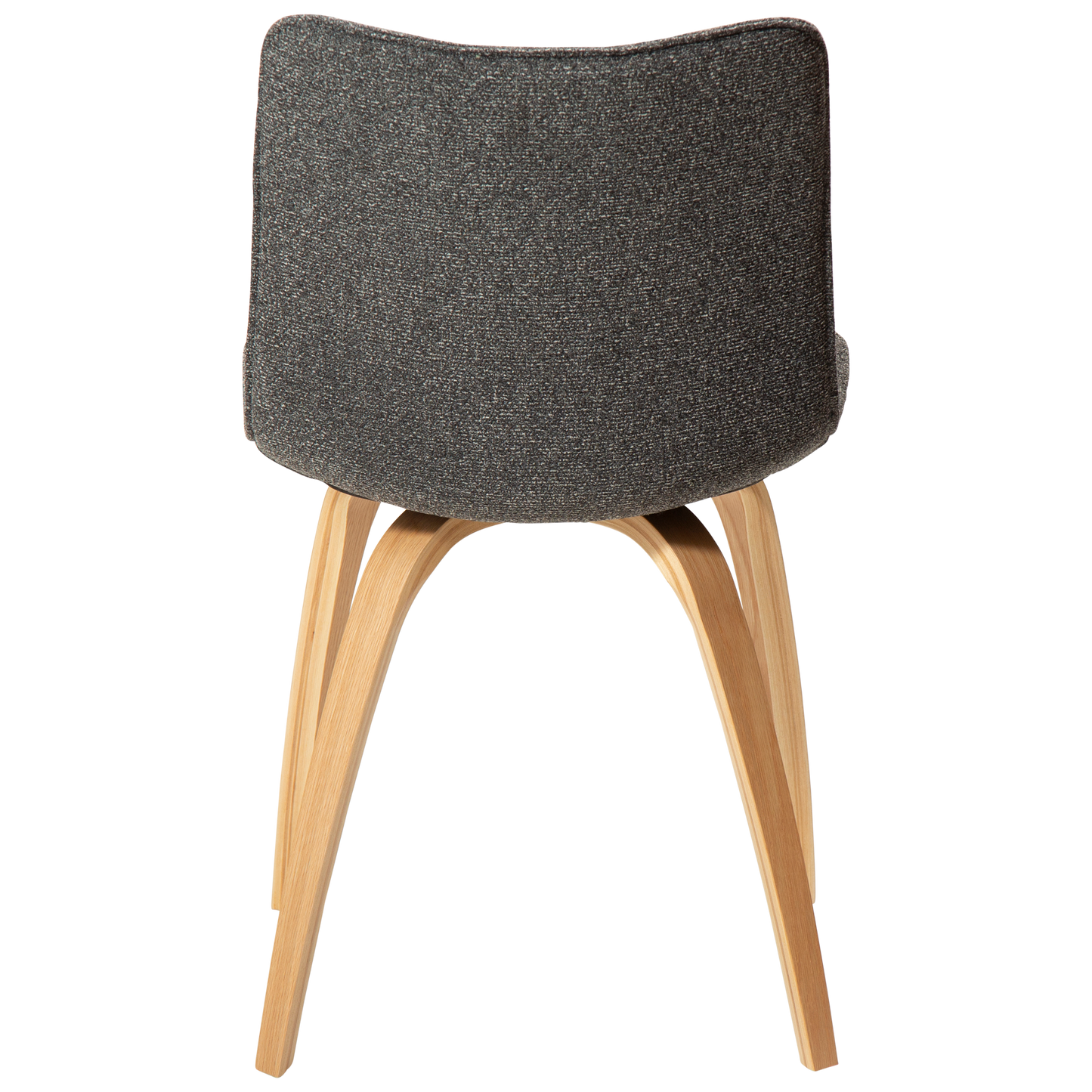 [var:Bezug=Kieselgrauer Bouclé-Stoff mit Eichenbeinen] GLEE Stuhl