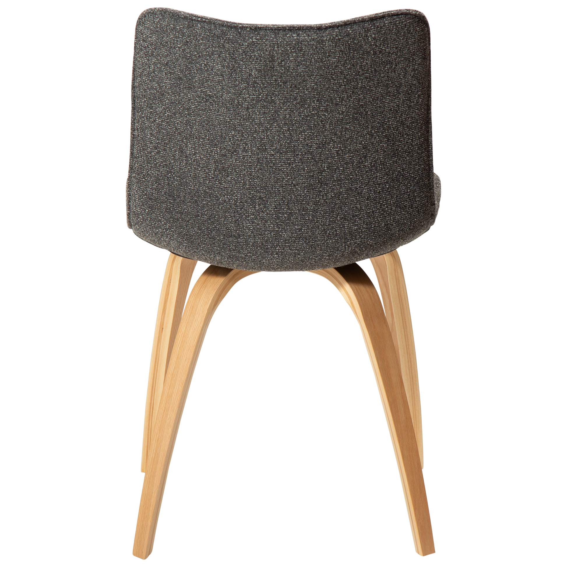 [var:Bezug=Kieselgrauer Bouclé-Stoff mit Eichenbeinen] GLEE Stuhl