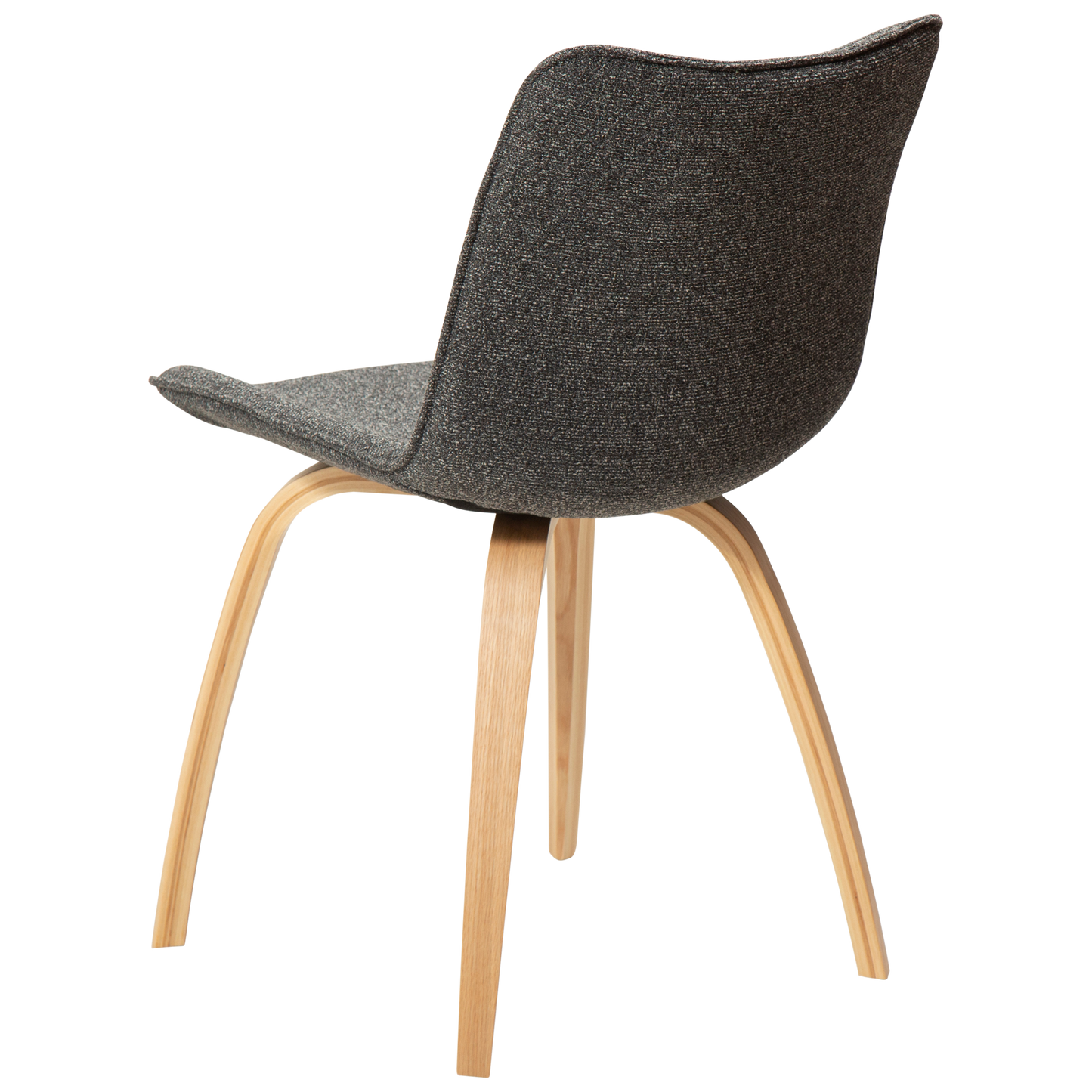 [var:Bezug=Kieselgrauer Bouclé-Stoff mit Eichenbeinen] GLEE Stuhl