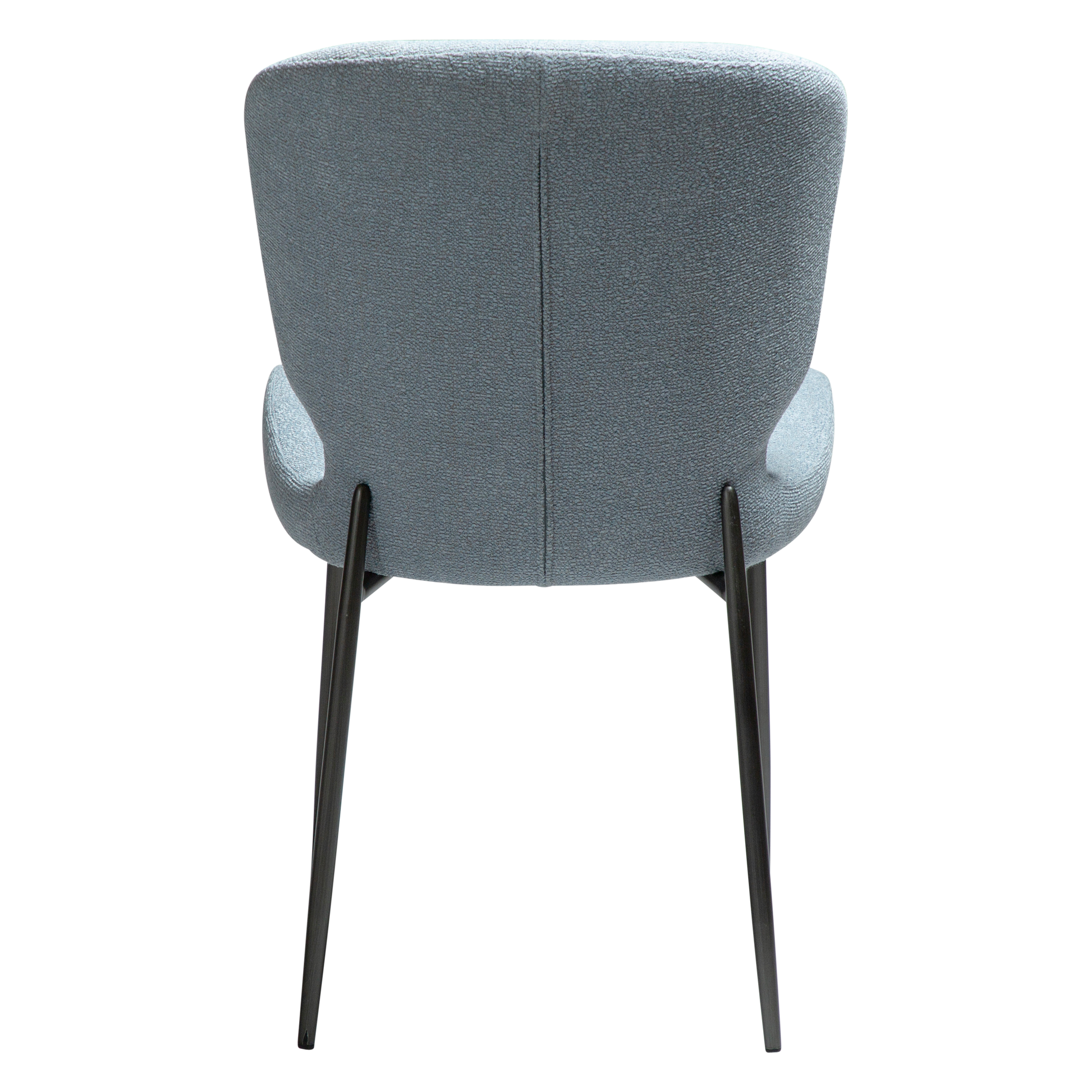 [var:Bezug=Blue fog Bouclé-Stoff mit antiken Zinnbeinen] GLORY Stuhl