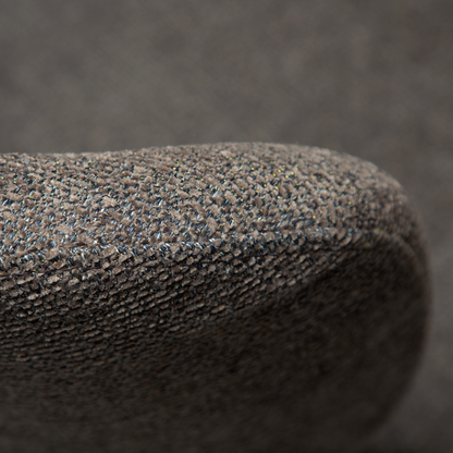 [var:Bezug=Hauptsächlich braunes Bouclé-Gewebe mit schwarzen Metallbeinen] GLORY Stuhl