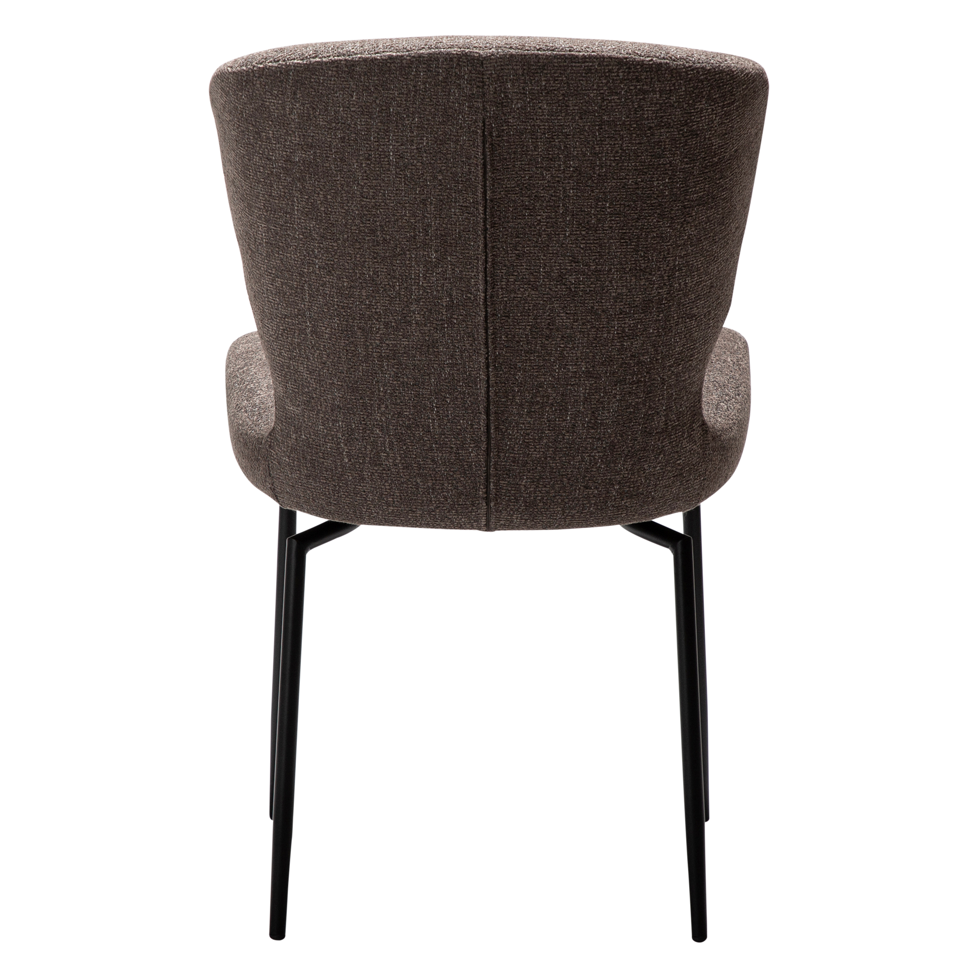 [var:Bezug=Hauptbrauner Bouclé-Stoff mit schwarzen Schwenkbeinen] GLORY Drehstuhl