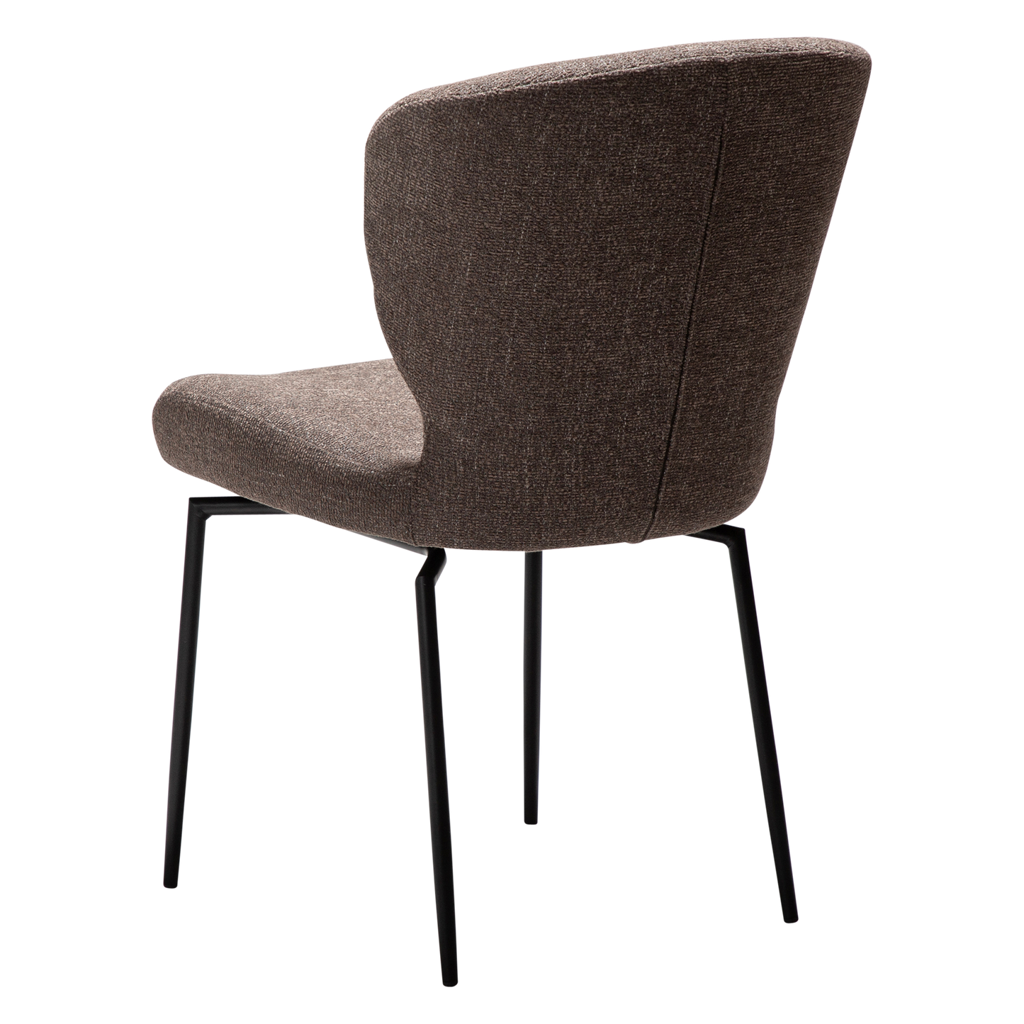 [var:Bezug=Hauptbrauner Bouclé-Stoff mit schwarzen Schwenkbeinen] GLORY Drehstuhl