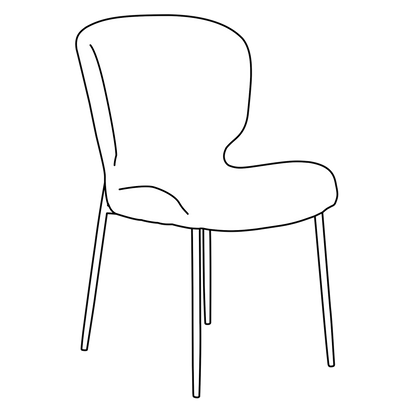 [var:Bezug=Dunkelolivfarbenes Bouclé-Gewebe mit antiken Zinnbeinen] GLORY Stuhl