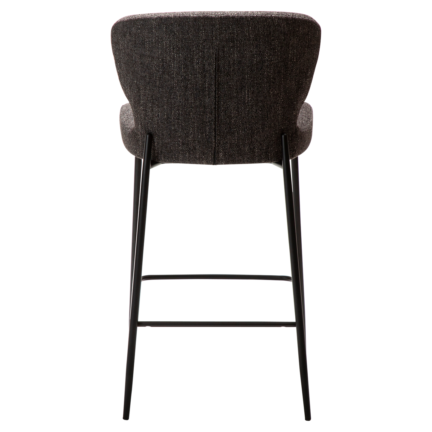 [var:Bezug=Raben schwarzes Bouclé-Gewebe mit schwarzen Beinen] GLORY Bartisch