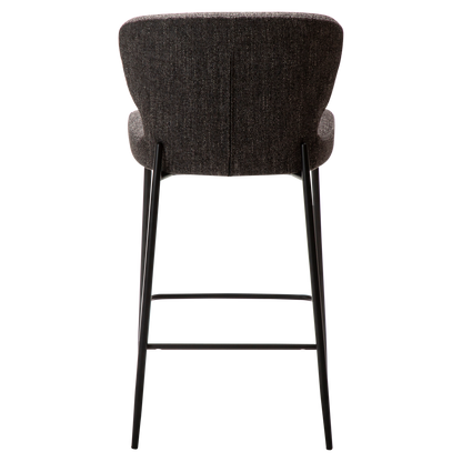 [var:Bezug=Raben schwarzes Bouclé-Gewebe mit schwarzen Beinen] GLORY Bartisch