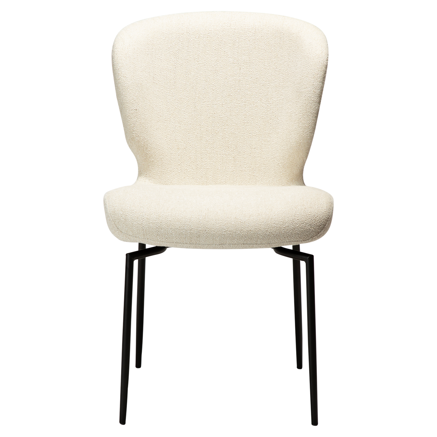 [var:Bezug=Einfacher beiger Bouclé-Stoff mit schwarzen Schwenkbeinen] GLORY Drehstuhl