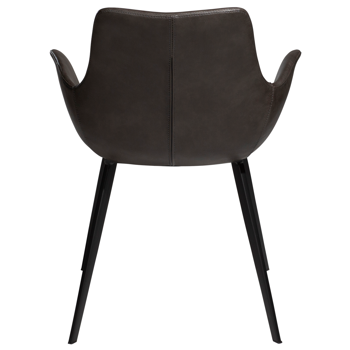 [var:Bezug=Vintage graues Kunstleder mit schwarzen Beinen] HYPE Sessel