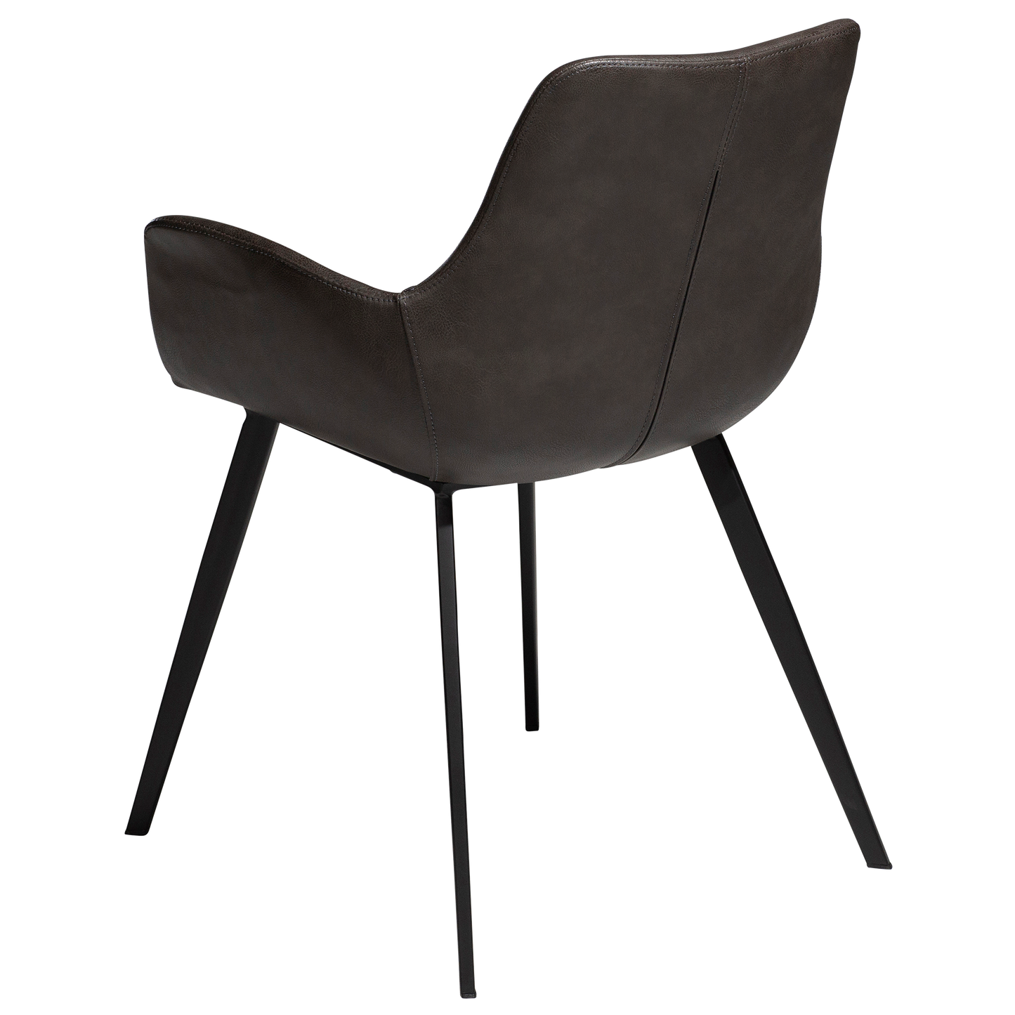 [var:Bezug=Vintage graues Kunstleder mit schwarzen Beinen] HYPE Sessel