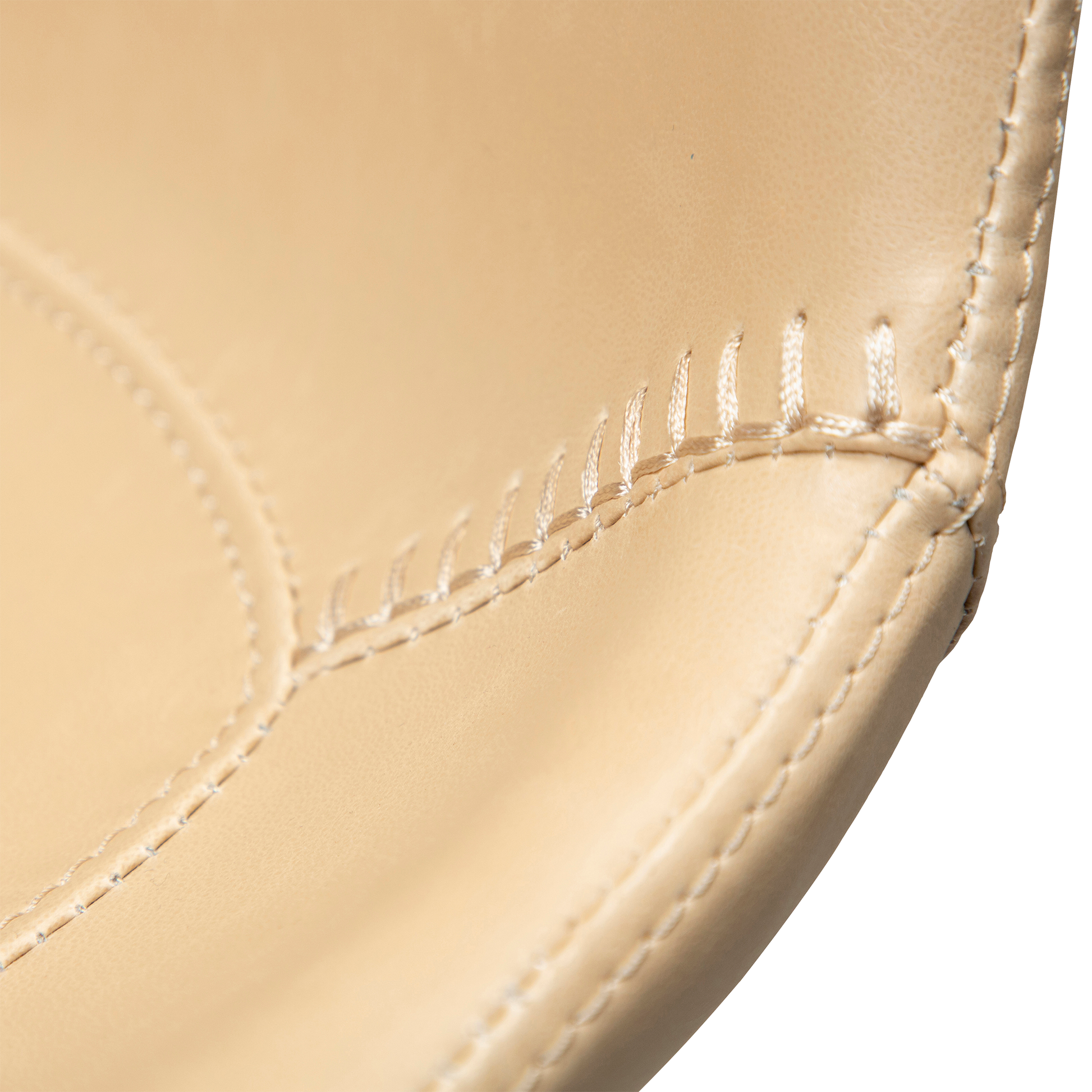 [var:Bezug=Vintage Elfenbein Kunstleder mit schwarzen Beinen] HYPE Barhocker