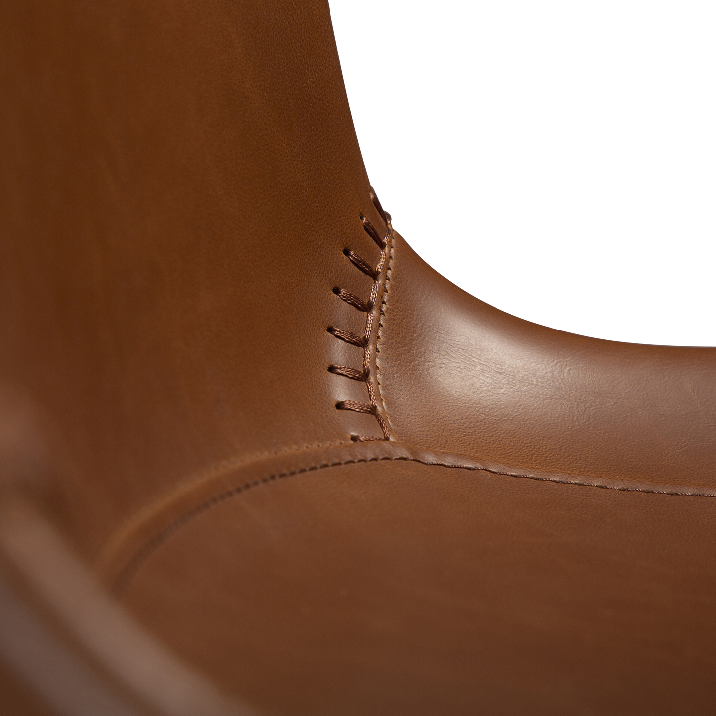 [var:Bezug=Vintage hellbraunes Kunstleder mit schwarzen Beinen] HYPE Barhocker