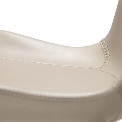 [var:Bezug=Kunstleder in Kaschmir mit Kaschmirbeinen] HYPE Stuhl