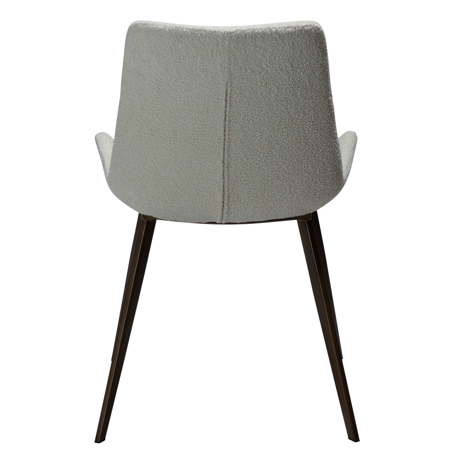 [var:Bezug=Taube RPES Bouclé mit antiken Messingbeinen] HYPE Stuhl