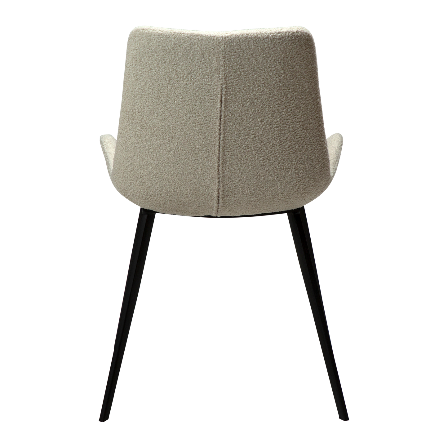 [var:Bezug=Taube RPES Bouclé-Stoff mit Schwarz] HYPE Stuhl